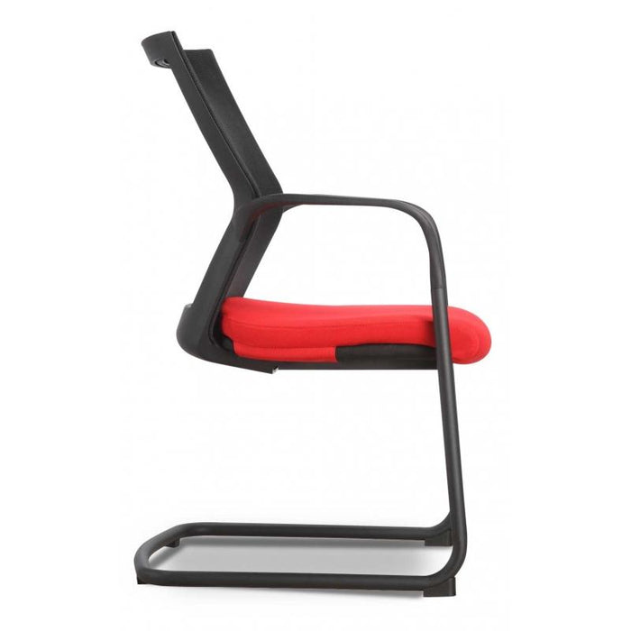 Conception Visitor Mesh Office Chair - Freedman's Office Furniture - Right Side in Red