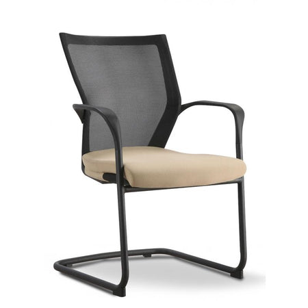 Conception Visitor Mesh Office Chair - Freedman's Office Furniture - Front Side in Sand