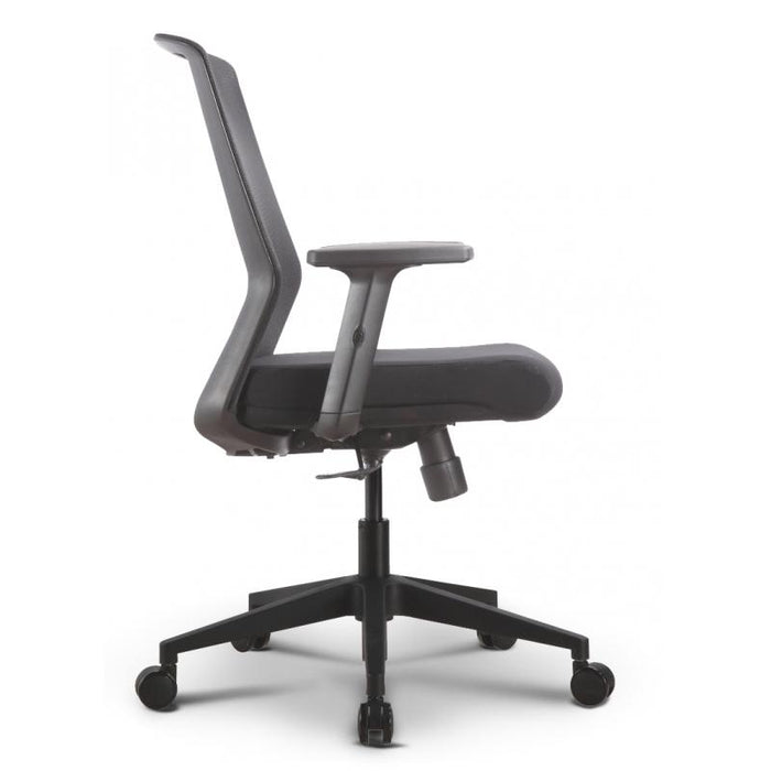 Cucamanga Ergonomic Mesh Task Chair - Freedman's Office Furniture - Side Black Cushion