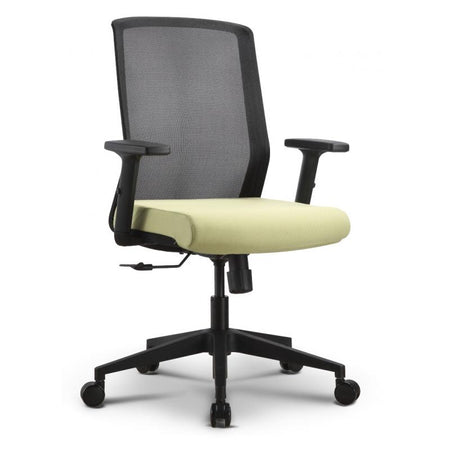 Cucamanga Ergonomic Mesh Task Chair - Freedman's Office Furniture - Yellow Cushion