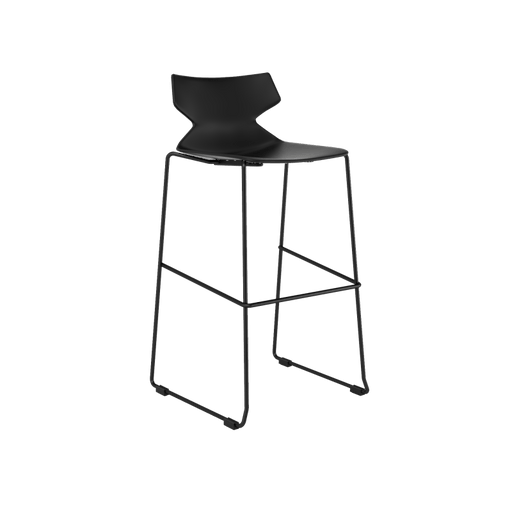 Fire Bar Stool Height Office Chair | Black - Freedman's Office Furniture - Main