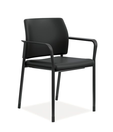 Office Guest Chair | Stackable - Freedman's Office Furniture - Black