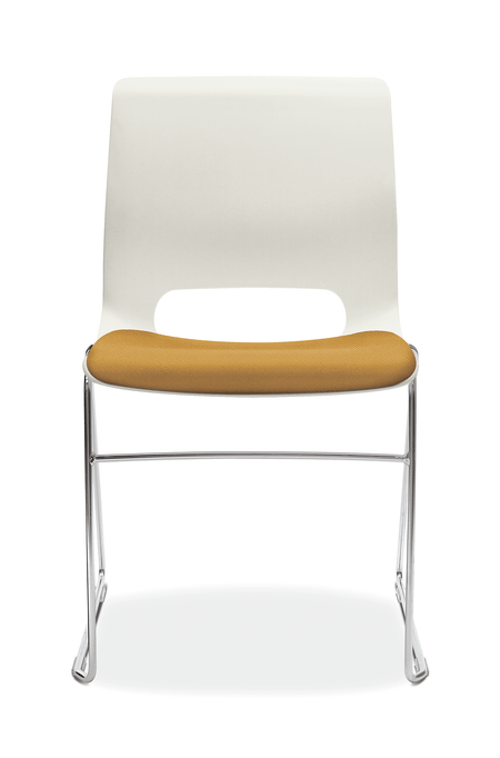 High-Density Office Stacking Chair | Set of 4 - Freedman's Office Furniture - Front Side
