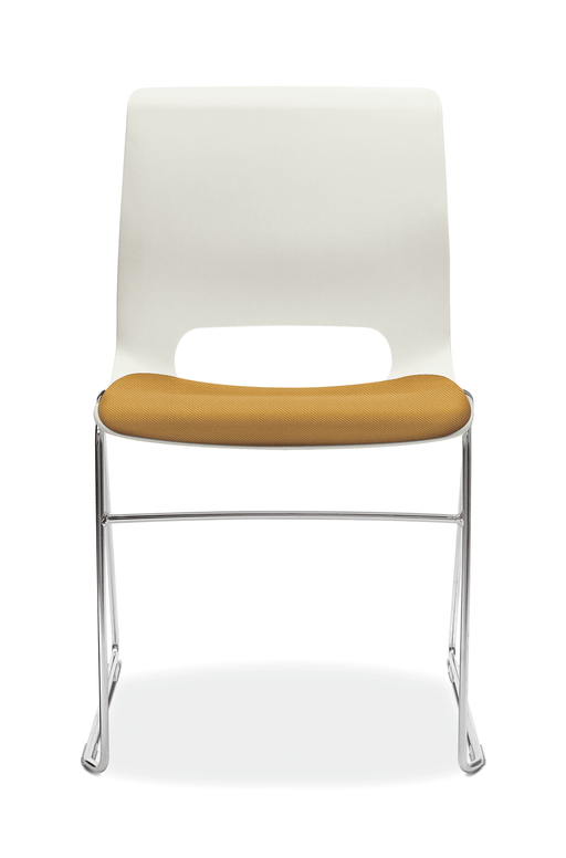 High-Density Office Stacking Chair | Set of 4 - Freedman's Office Furniture - Front Side