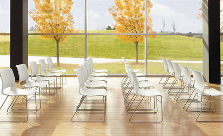 High-Density Office Stacking Chair - Freedman's Office Furniture - In Office