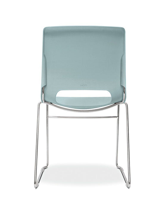 High-Density Office Stacking Chair - Freedman's Office Furniture - Light Blue