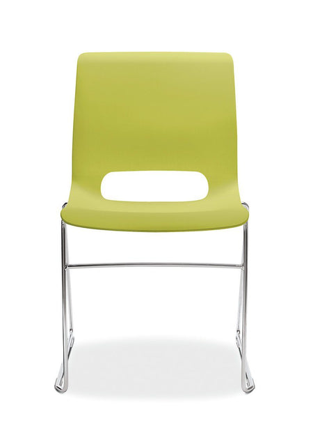 High-Density Office Stacking Chair - Freedman's Office Furniture - Lime