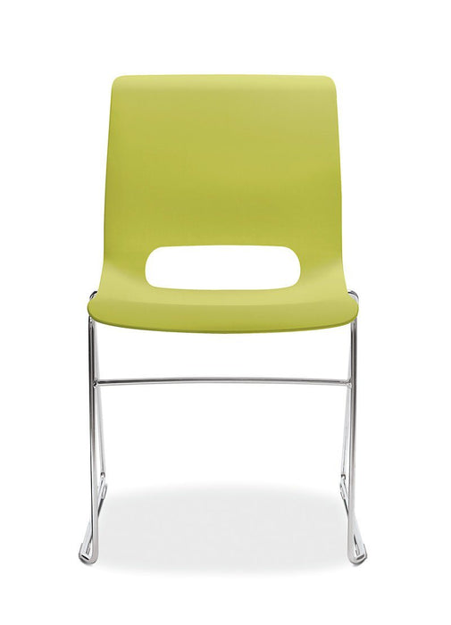 High-Density Office Stacking Chair - Freedman's Office Furniture - Lime