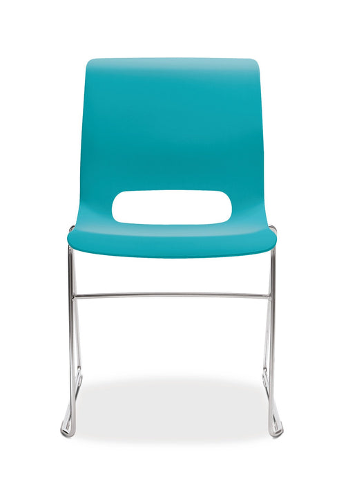 High-Density Office Stacking Chair - Freedman's Office Furniture - Aqua
