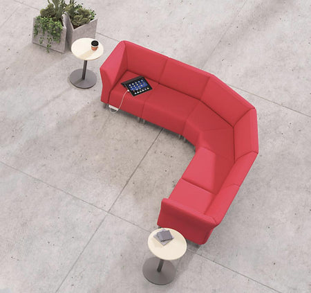 Inside Wedge Chair - Freedman's Office Furniture - Red