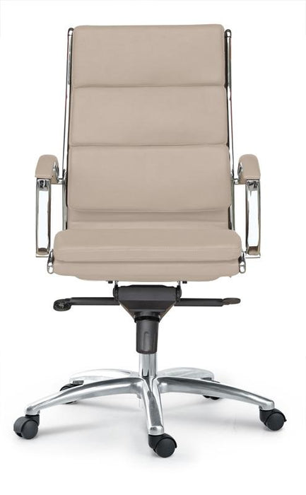 Ivello High Back Executive Office Chair | Sand Leather - Freedman's Office Furniture - Main