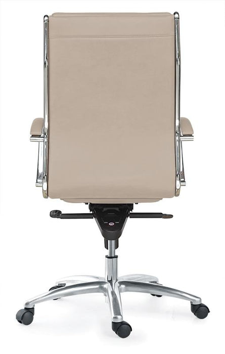 Ivello High Back Executive Office Chair | Sand Leather - Freedman's Office Furniture - Back