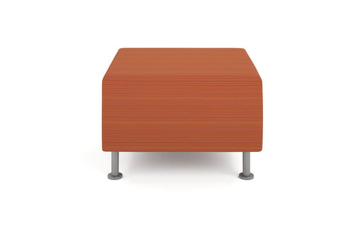 Lounge Chair Ottoman Square - Freedman's Office Furniture - Orange
