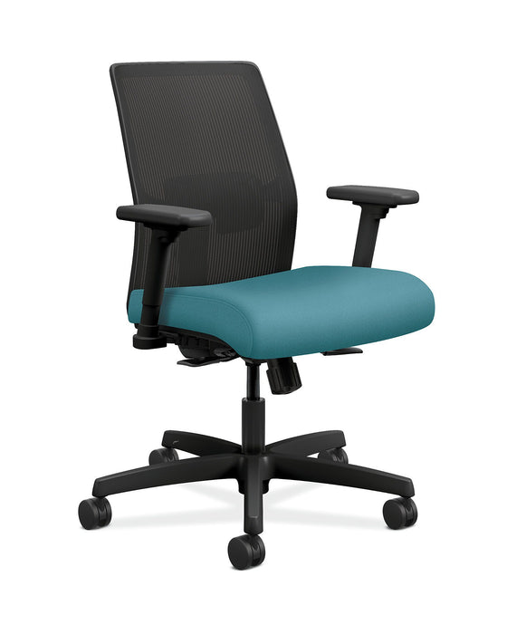 Low-Back Task Chair | Ilira-Stretch Mesh Back - Freedman's Office Furniture - Light Blue