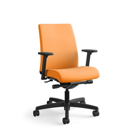 Low-Back Task Chair | Synchro-Tilt and Seat Glide - Freedman's Office Furniture - Front Side in Orange