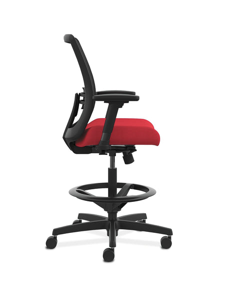 Mesh Back Task Office Stool - Freedman's Office Furniture - Red