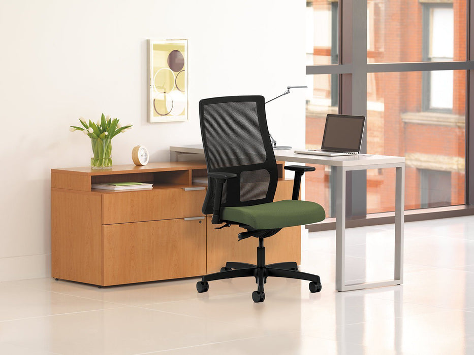 Mid-Back Task Chair | Synchro-Tilt and Seat Glide - Freedman's Office Furniture - Green