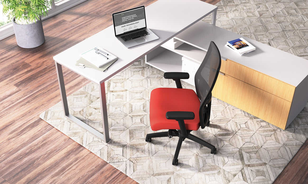 Mid-Back Task Chair | Synchro-Tilt and Seat Glide - Freedman's Office Furniture - Single Task Chair