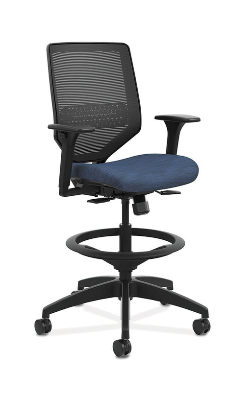 Mid-Back Task Office Stool with Knit Mesh Back - Freedman's Office Furniture - Main