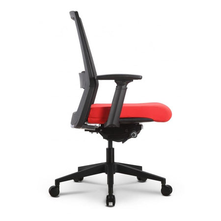 Modern Chic Executive Office Chair - Freedman's Office Furniture - Red Side