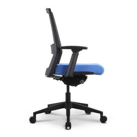 Modern Chic Executive Office Chair - Freedman's Office Furniture - Blue Side