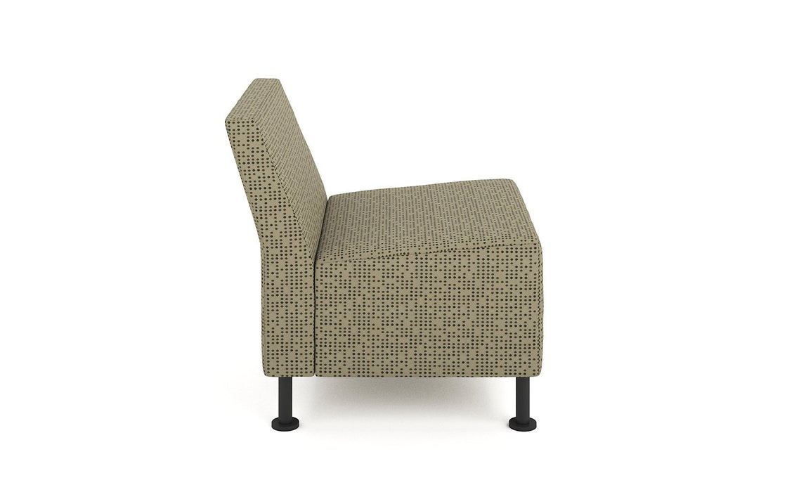 Modular Lounge Chair - Freedman's Office Furniture - Brown Side