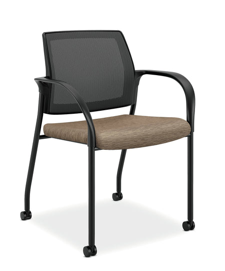 Multi-Purpose Stack Chair - Freedman's Office Furniture - Front Side in Brown