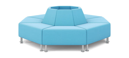Outside Wedge Chair - Freedman's Office Furniture - Blue Set