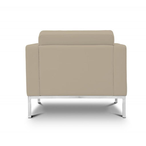 Pasadena Office Lounge Chair | Sand Leather - Freedman's Office Furniture - Back Side