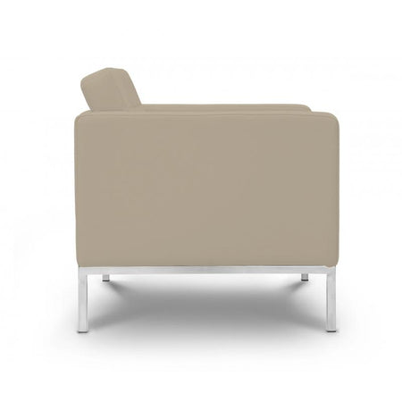 Pasadena Office Lounge Chair | Sand Leather - Freedman's Office Furniture - Right Side