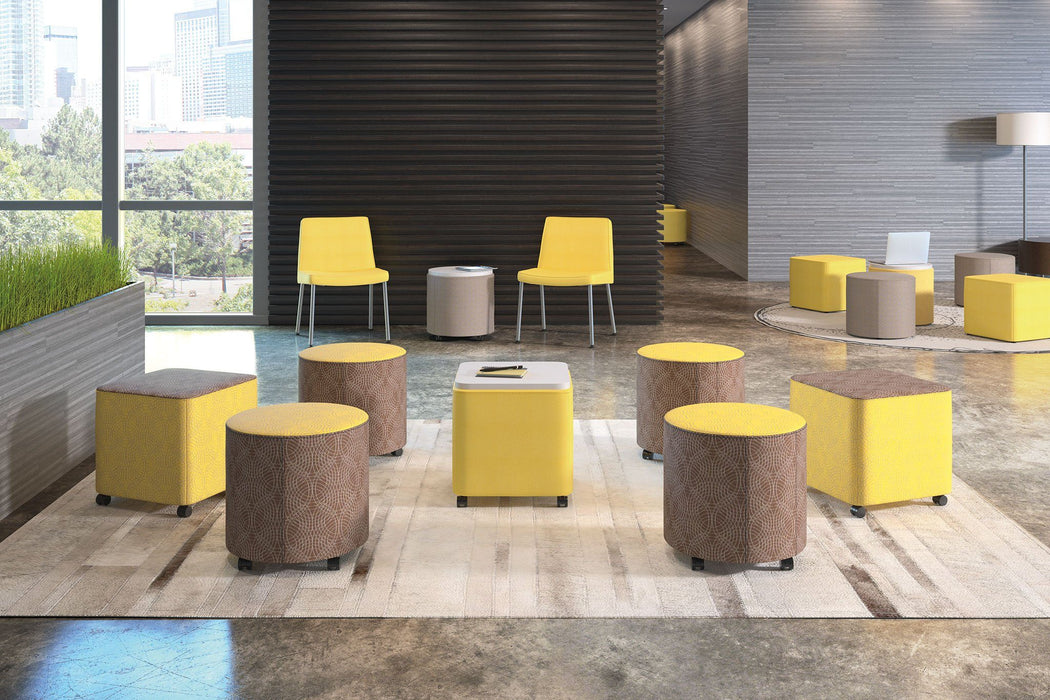 Round Mini Lounge Chair - Freedman's Office Furniture - Yellow