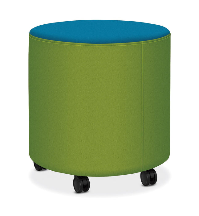 Round Mini Lounge Chair - Freedman's Office Furniture - Green and Blue