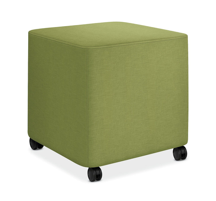 Squared Small Lounge Chair - Freedman's Office Furniture - Green