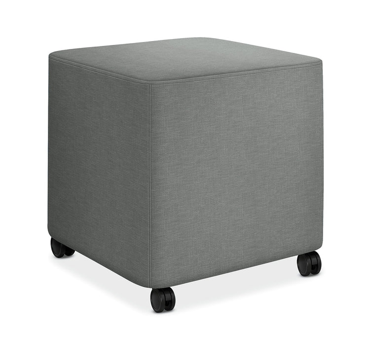 Squared Small Lounge Chair - Freedman's Office Furniture - Light Gray