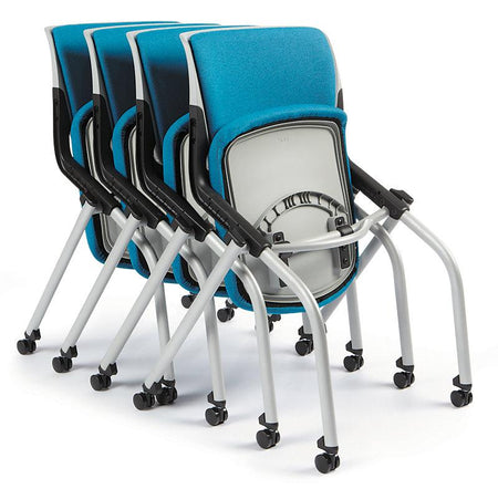 Office Stacking Chair - Freedman's Office Furniture - Blue