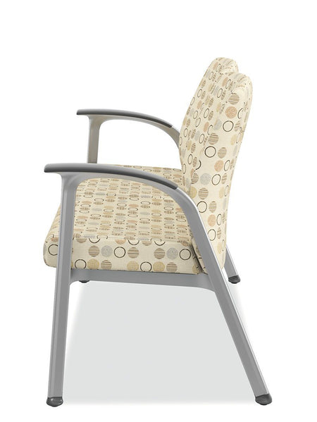 Two-Seat Office Guest Chair - Freedman's Office Furniture - Left Side in Cream