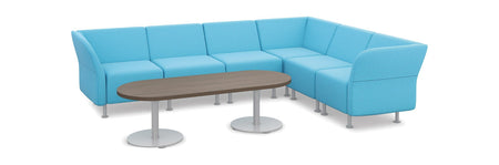 True Corner Office Chair - Freedman's Office Furniture - Sky Blue