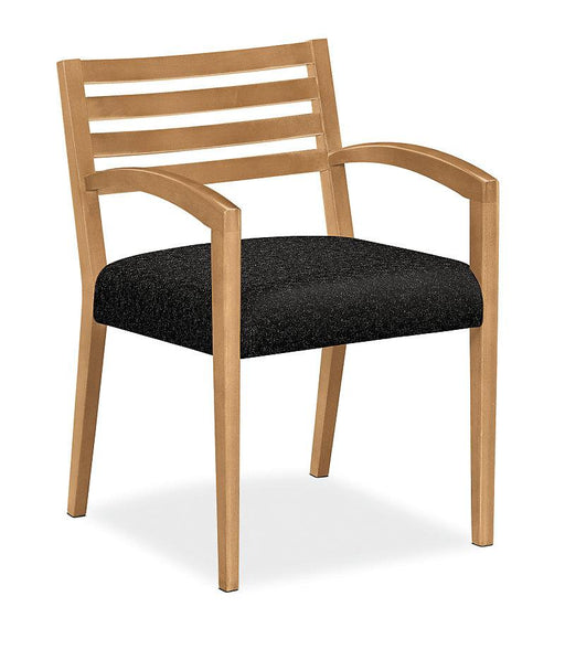 Wood Slat Back Office Guest Chair - Freedman's Office Furniture - Main