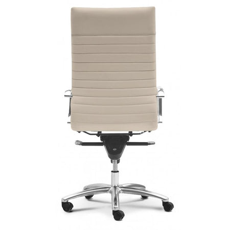 Zatto High Back Executive Office Chair | Sand Leather - Freedman's Office Furniture - Back