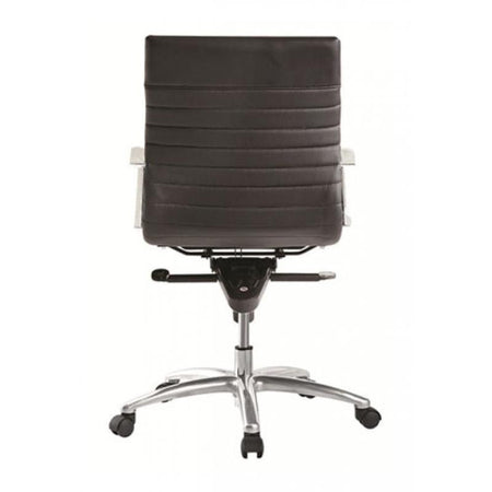 Zatto | Mid Back Leather Executive Chair - Freedman's Office Furniture - Back in Black