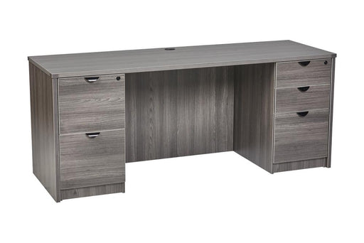 Bellagio Double Pedestal Desk | Full | 30"x66" - Freedman's Office Furniture - Main