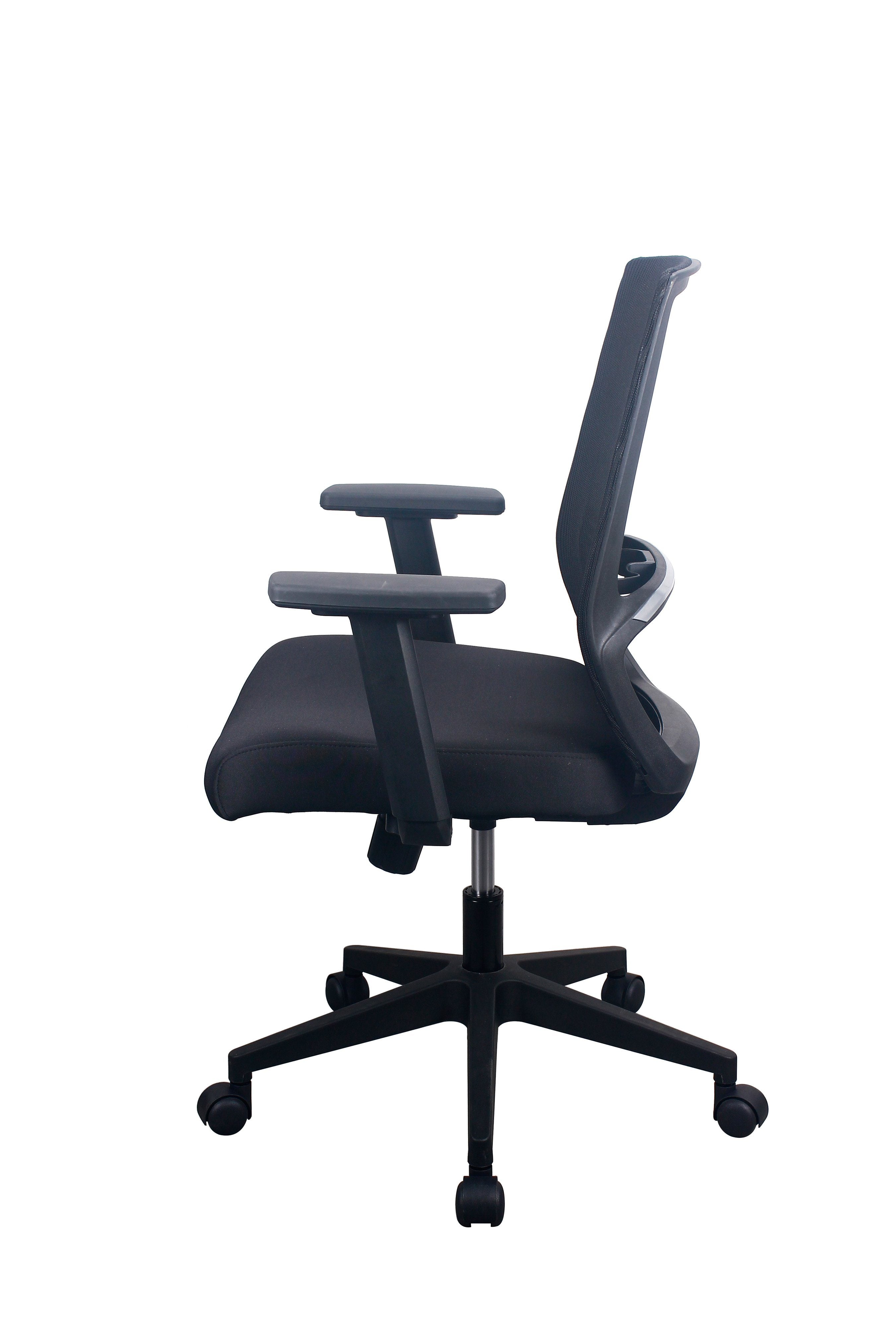 PAVIA Ergonomic Mesh Task Chair - Freedman's Office Furniture - Left Side View