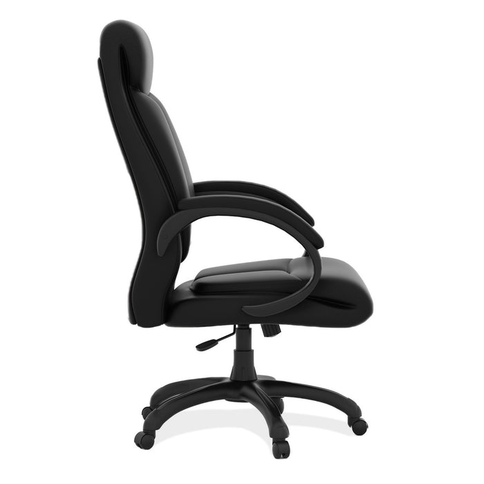 Executive High Back Office Chair with Black Frame - Freedman's Office Furniture - Right Side