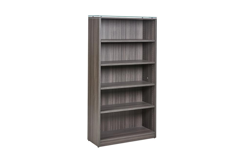 Santa Monica Full Height Office Bookcase | 71"H - Freedman's Office Furniture - Side