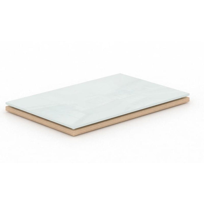 Santa Monica White Glass Top for Storage Units - Freedman's Office Furniture - Miele