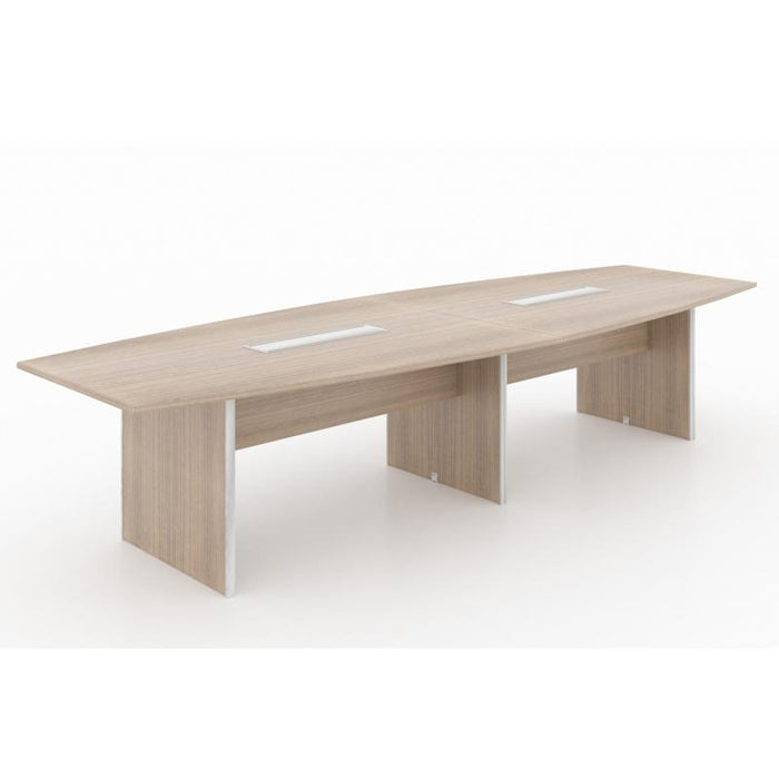 Santa Monica Office Conference Table - Freedman's Office Furniture - Corner in Noce